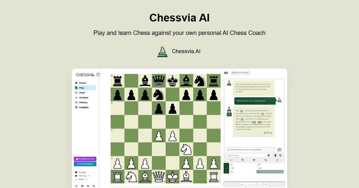 Caissa AI Chess Coach vs Chessvia: An Honest 2026 Comparison